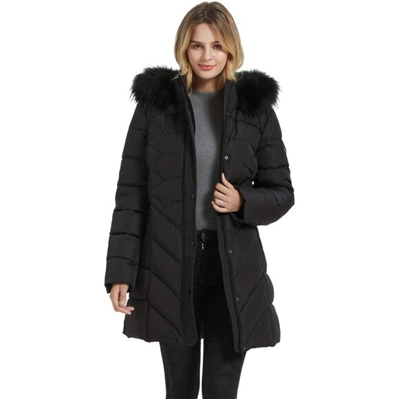 Women's Winter Warm Thicken Long Outwear Pockets Coat Parka Jacket XS-3XL